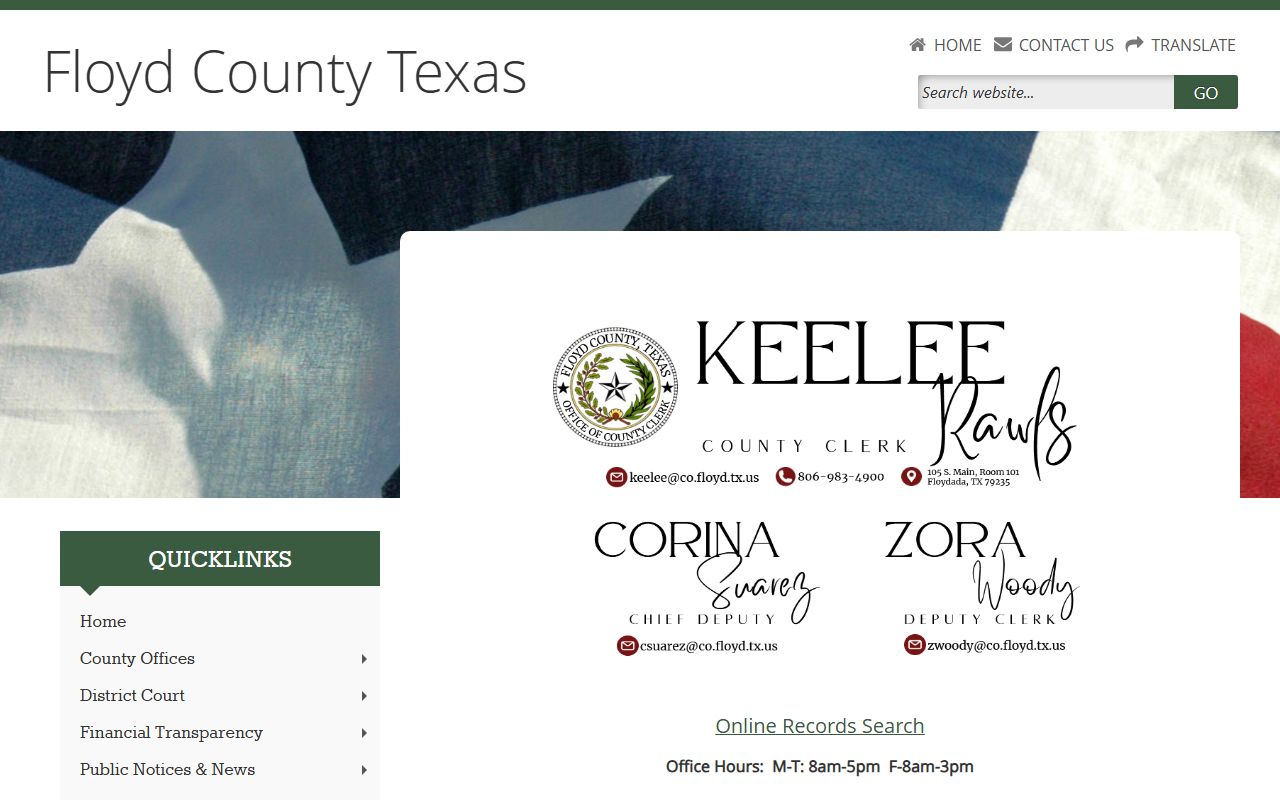 Floyd County bench warrants and court records online resource