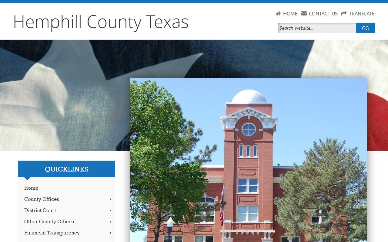Hemphill County bench warrants and court records