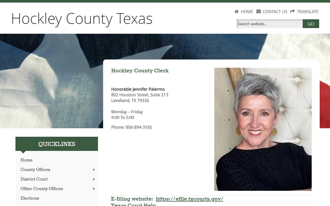 Hockley County bench warrants search resource