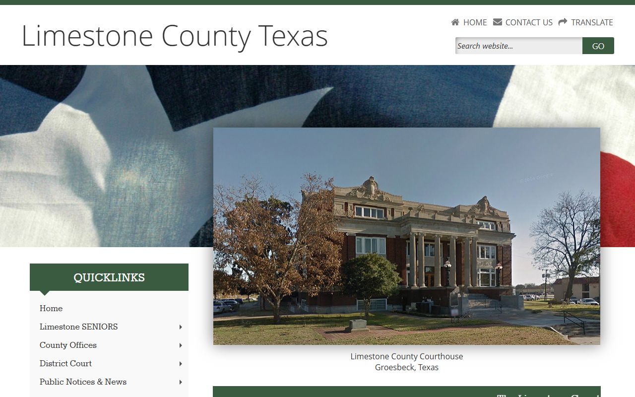 Limestone County bench warrants search resource for county sheriff office