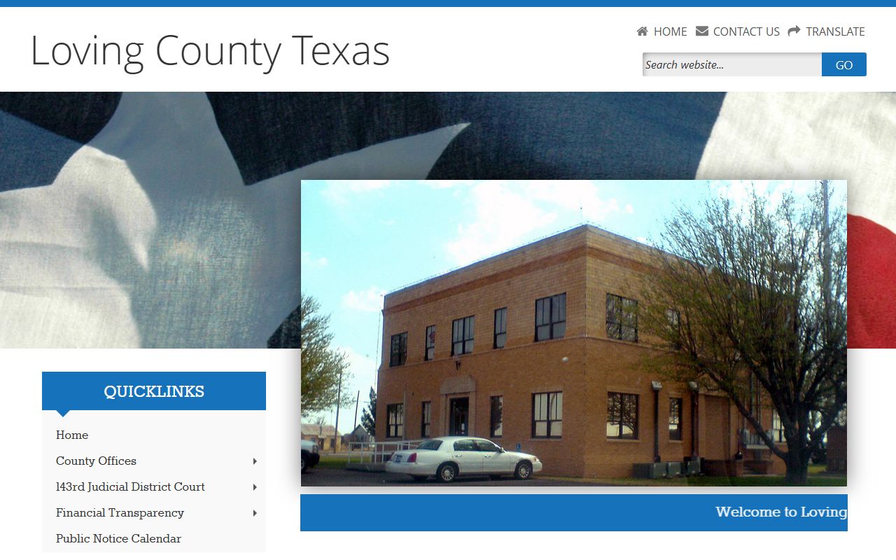 Loving County bench warrants search resource