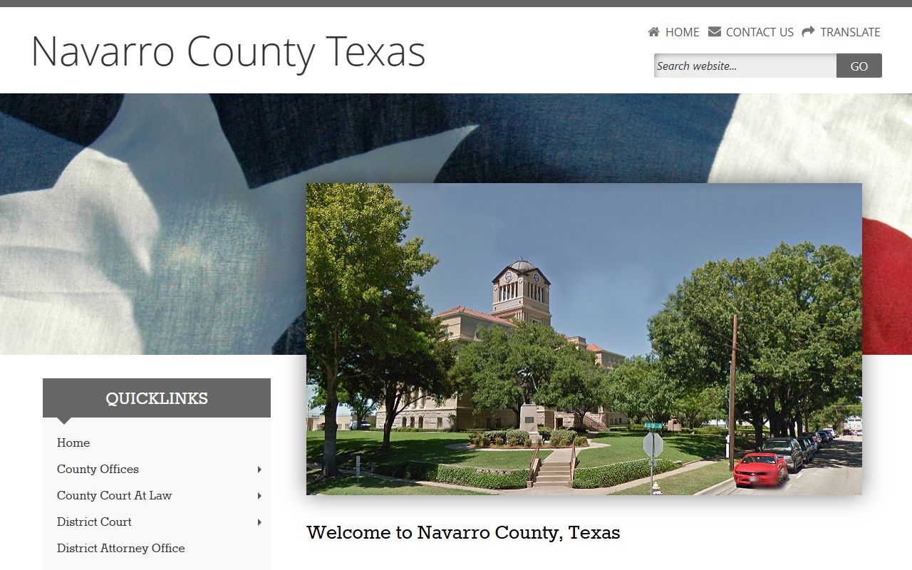 Navarro County bench warrants search resource