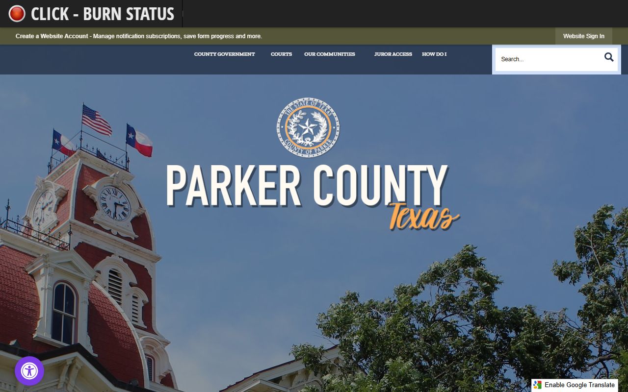 Parker County bench warrants search resource