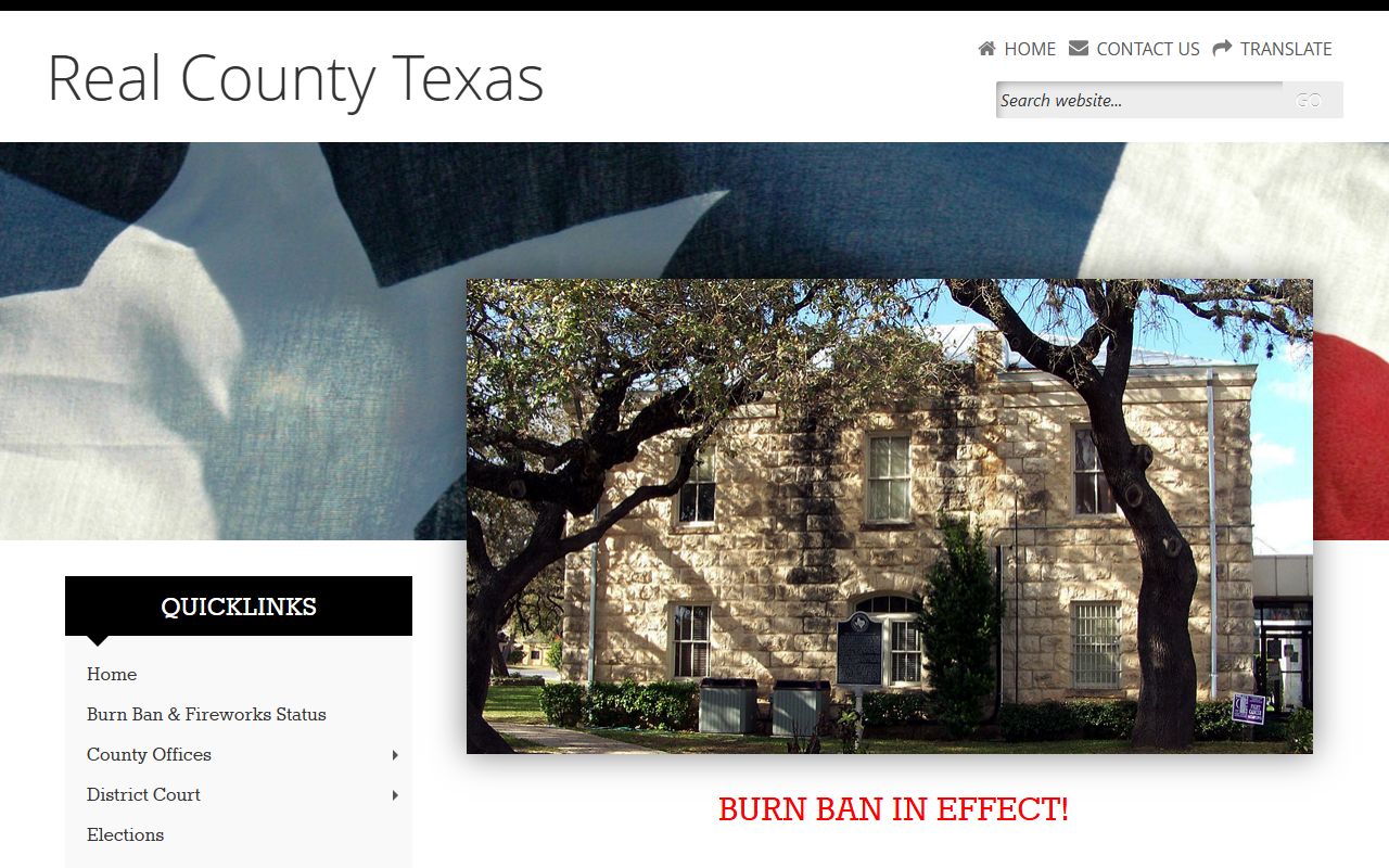 Real County bench warrants search resource