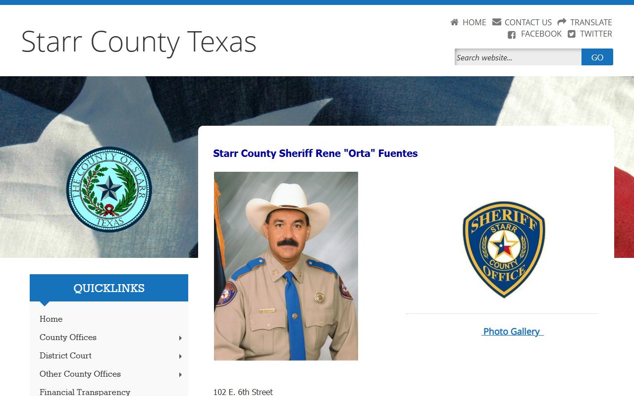 Starr County bench warrants search through sheriff's office