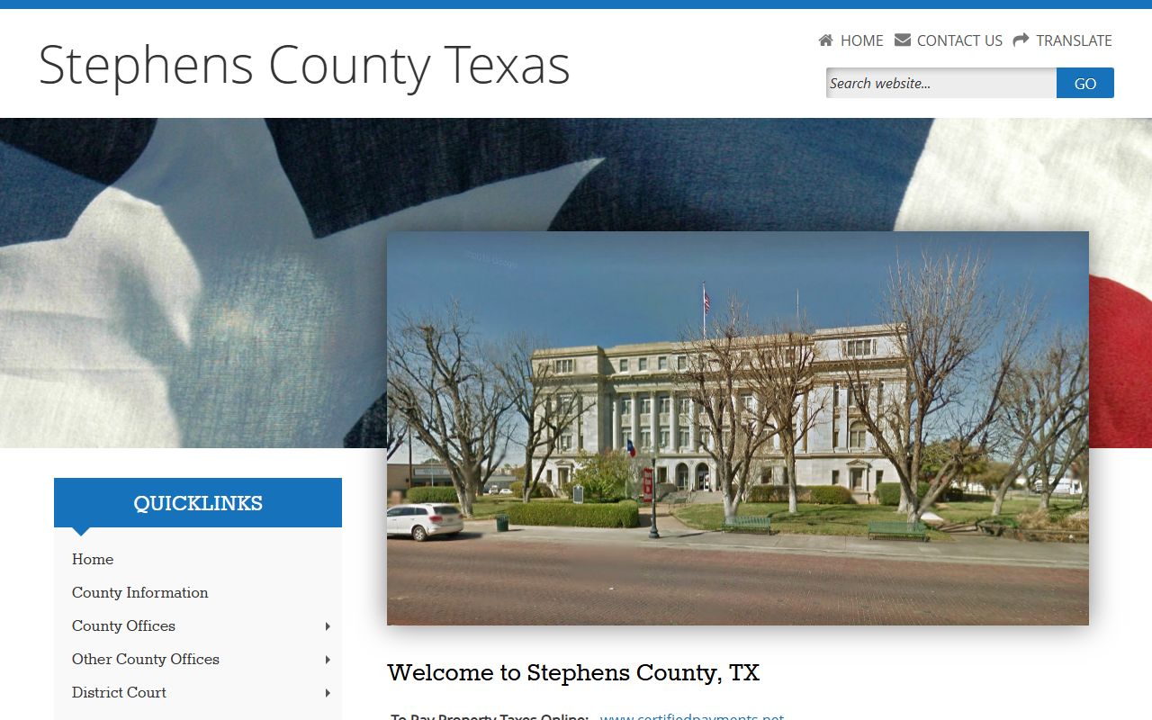 Stephens County bench warrants search resource