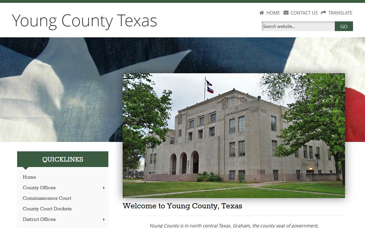 Young County bench warrants resource for courts in Graham Texas